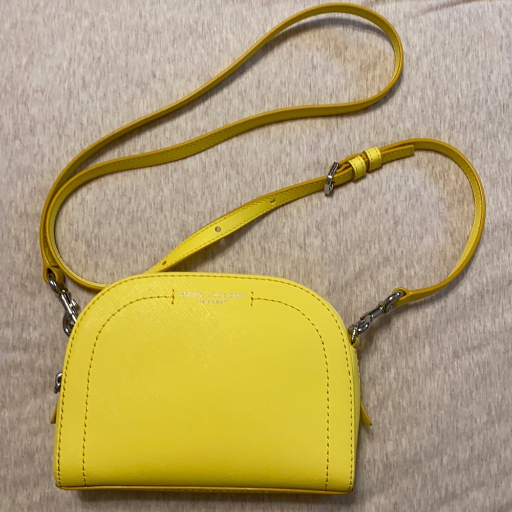 Marc Jacobs Playback yellow leather crossbody
